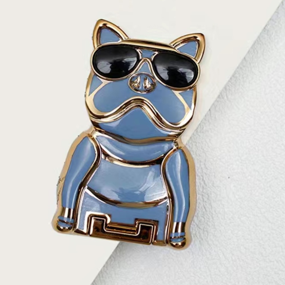 Cute Pooch Phone Kickstand Electroplated